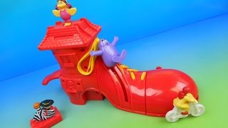 1999 Ronald Mcdonalds Shoe Set Of 4 Happy Meal Vintage Collectibles Video Review Import Mcshoe