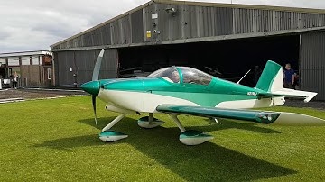 Vans RV6a first startup in the UK