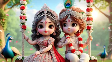 Radhe Krishna cute photo video|Jay Shri Radhe Krishna|Radhe Krishna new song