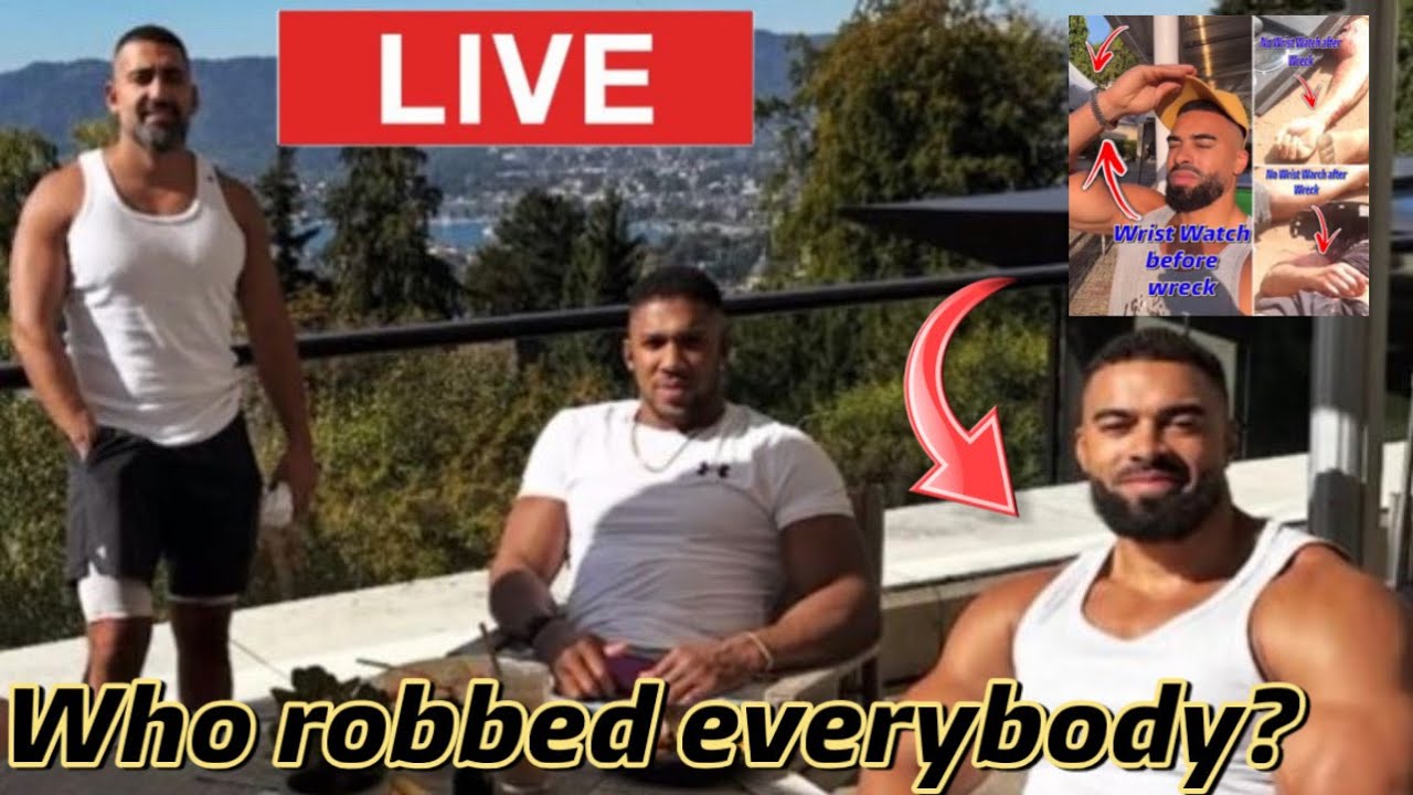 Anthony Joshua update: Was this a Car Wreck or Robbery Gone Bad? The Wrist Watch & Phone is MISSING!
