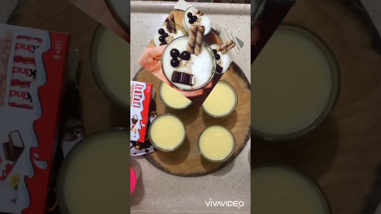 Kahve yanına çok kolay hazırlanabilecek hafif bir tatlı 🍫 🍬🍩🍮 YouTube