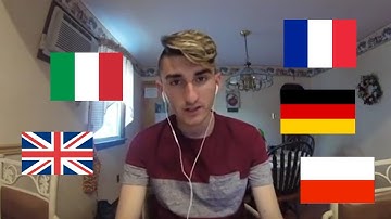 Polyglot speaking 5 Languages (English, Italian, French, German and Polish)