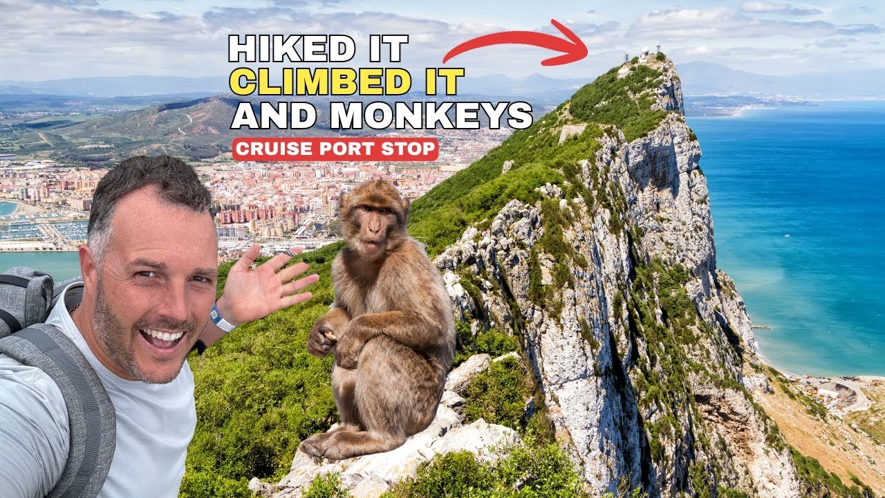Hiking Gibraltar  Monkeys, Cliffs & Climbing to the Top