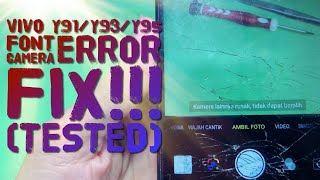 Vivo Y91/Y93/Y95 Camera Error. (Kamera lainnya rusak, tidak dapat beralih) Work 100% TESTED!!!