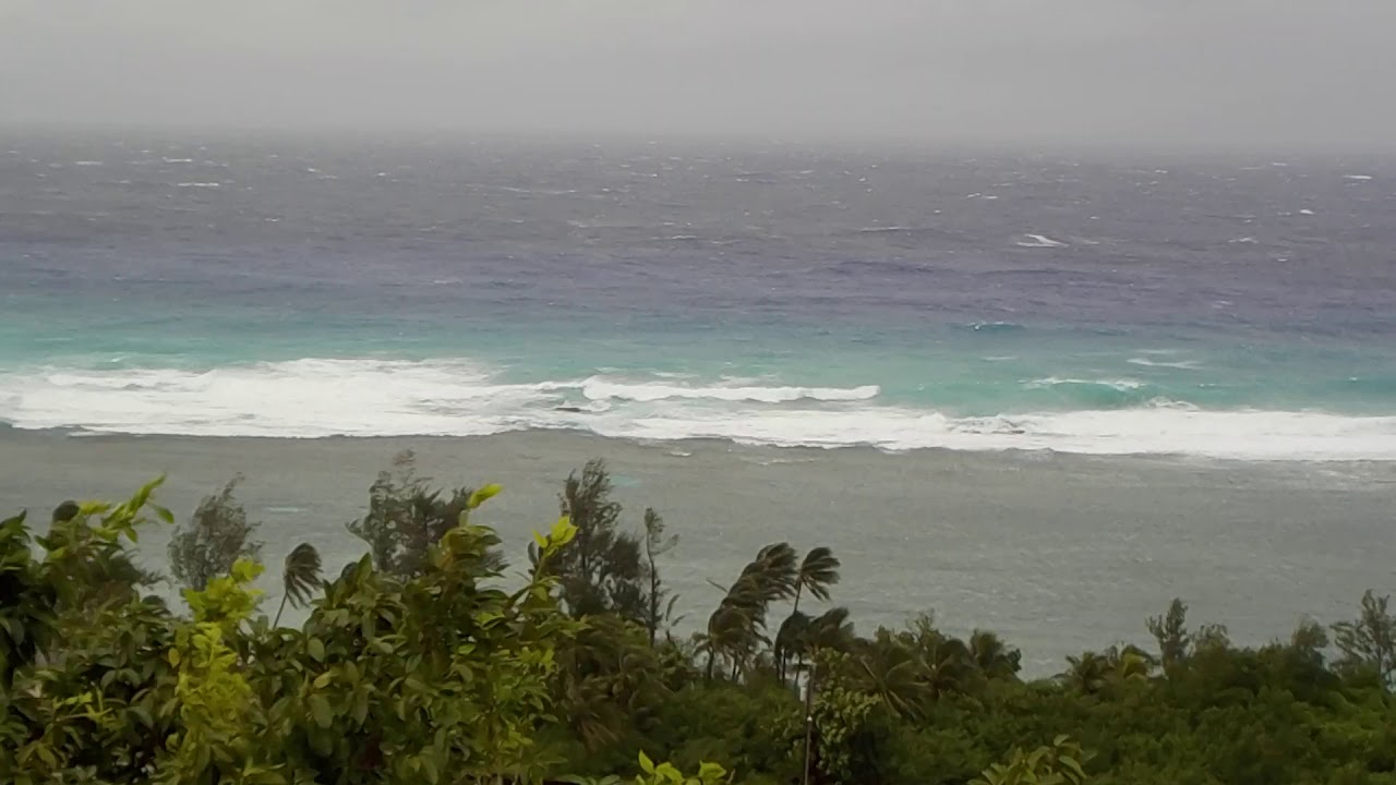 Super typhoon Hagibis - Rota island - Songsong overlook - 8th October ...