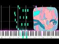 Racing into the night  yoasobi piano tutorial sheet in the descriptionyoasobi