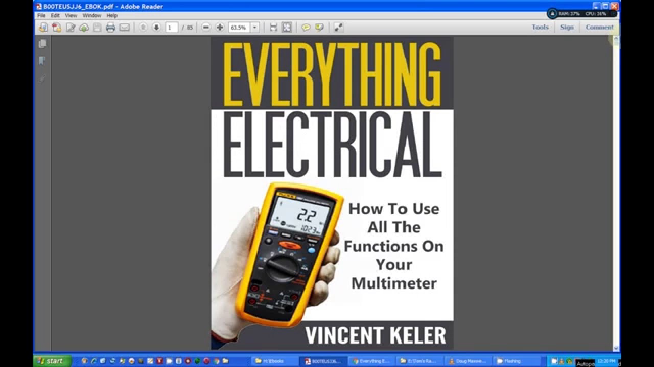 TRRS 0777 How to Use a Multimeter, Book Review YouTube