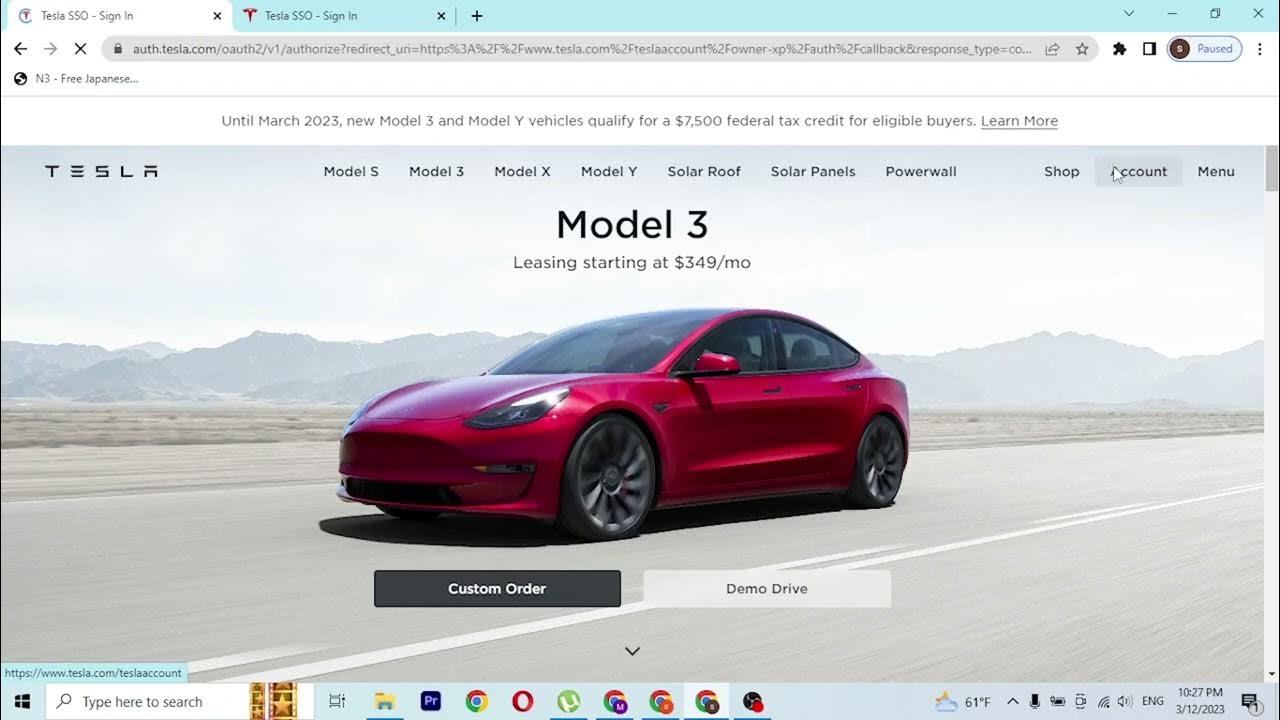 Tesla Login: How to Login Tesla Account? Sign In Tesla Online Pc - YouTube