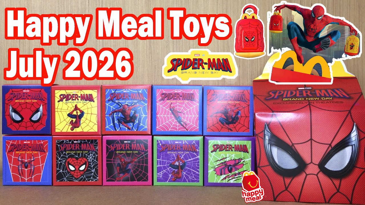 McDo July 2026 Happy Meal SPIDER-MAN BRAND NEW DAY Unboxing - YouTube