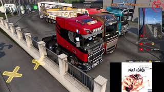 Euro Truck Simulator 2 карта PRO MOD конвой компании Gold Race Trucking
