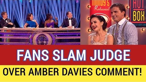 Strictly Fans Slam Judge
