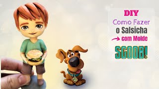 DIY Salsicha Baby com MOLDE em Biscuit -  filme Scooby Doo - MODELANDO Q POSKET BABY