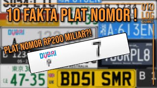 10 Fakta Unik Plat Nomor Mobil Dunia: Arti Warna, Kode, dan Harga Tertinggi!