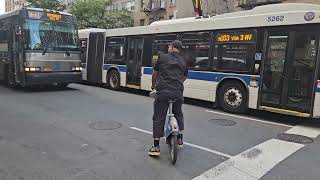 Both The Bronx Bound BxM1 Express Bus and The M103 Local Bus