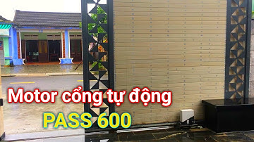 Lắp cổng lùa Pass 600 tại Đà Nẵng - cổng tự đóng mở | Trinh AGS