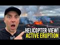 Epic Iceland Volcano Eruption from the Sky – July 2025