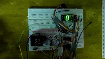 Wyświetlacz 7-segmentowy na AtTiny2313 - obsługa poszczególnych bloków