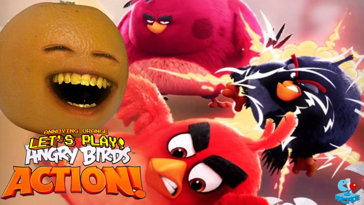  Annoying  Orange  Plays Angry  Birds  Action YouTube