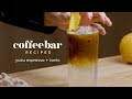 Coffee bar recipes yuzu espresso and tonic