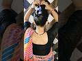 flower butterfly easy hairstyle trending messy bun hair #messy #2025shorts #beautiful #trending #yt