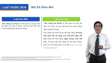 Cập nhật Luật Dược