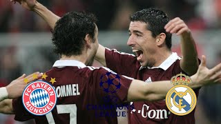 عملاق بفاريا يجتاز الملكي الاسباني- بايرن ميونخ و ريال مدريد دوري الأبطال 2007 تعليق حازم الكاديكي