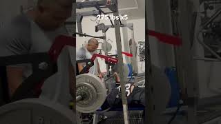 Bench Press 275 x 5