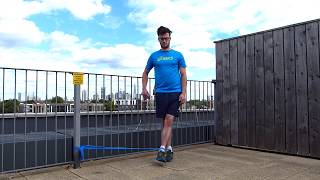 Hip Strengthening with an Elastic Band - Hip Abduction