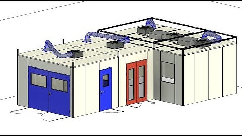 Factory Pre cutting of Hard Wall Modular Cleanroom