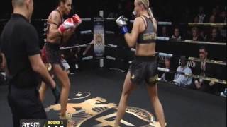 Antonina Shevchenko VS Ilona Wijmans. Lion Fight 33. HD Video.