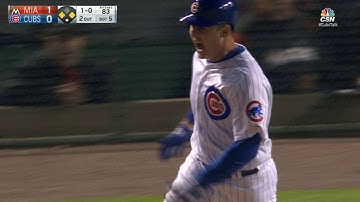 MIA@CHC: Rizzo mashes a three-run homer to right