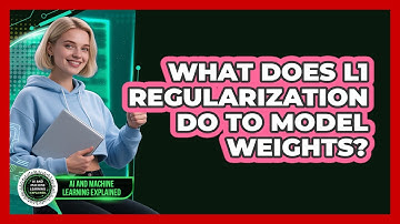 What Does L1 Regularization Do To Model Weights?