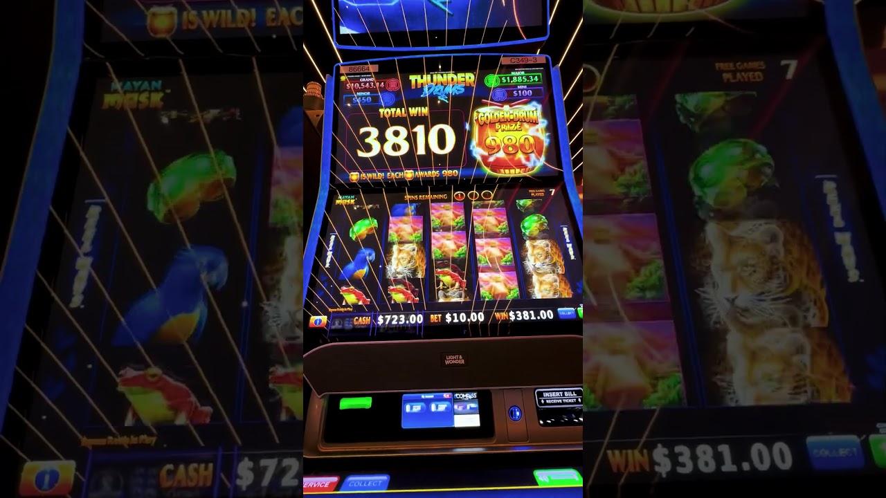 royal cash slot Pt. 2/2 | Clip of a very fun bonus on the Thunder Drums slot doing some big bets! 🍀🎰🤑