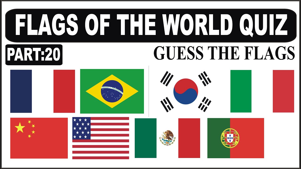 Composite Country Flags: 20-in-1 Quiz - By mittudomain