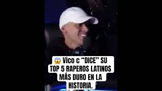 Vico C Dice Su Top 5 Ro Latinos Favoritos.
