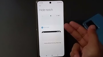 how to hide & unhide notch poco M2 pro, mobile hide notch settings