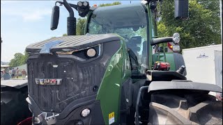 FENDT vs JOHN DEERE? MONSTER YELLOWSTONE PICKUP TRUCK! DAY AT THE COUNTY SHOW!