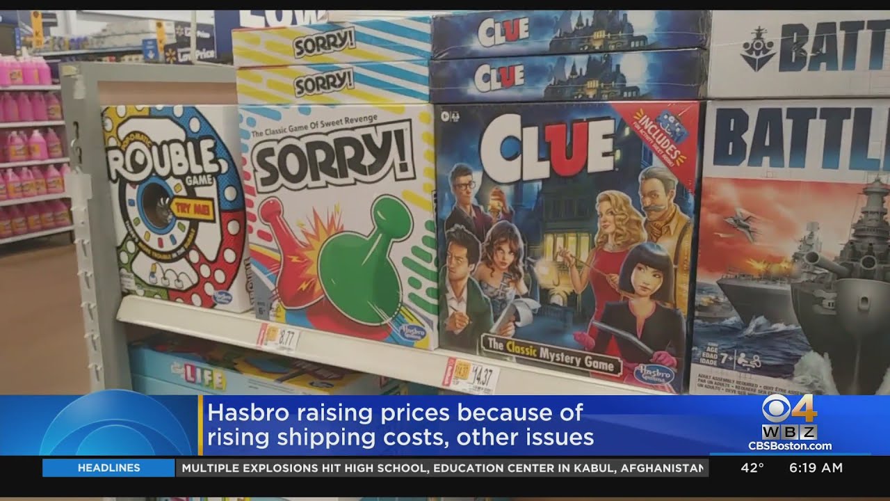 Rhode IslandBased Hasbro Raising Prices Due To Shipping Costs, COVID