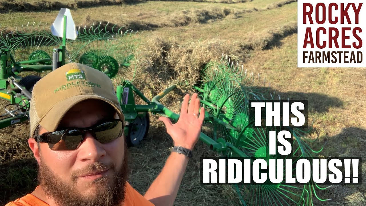 Raking The Last Hay 2020! FrontierWR0010= DEVIL!