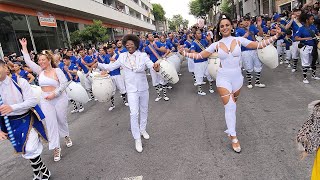 Comparsa Valores de Ansina. Desfile de Llamadas por el Día Nacional del Candombe. 03-12-2023.