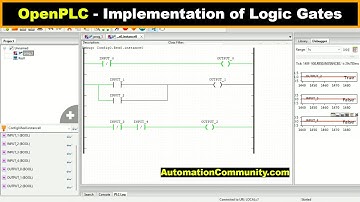OpenPLC Tutorials - Implementation of Logic Gates