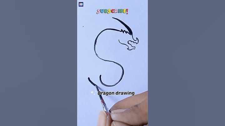 Dragon drawing in easy way | Dragon drawing | Simple Dragon drawing with watercolor #shorts