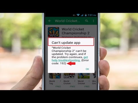 How to Fix Can’t Updates App Due to an Error 192 in Google Play Store