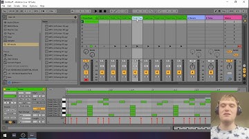 Ableton Live 10/Reason 5 4x4 Bassline Tutorial - Day 1 - Old Skool Drums