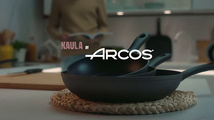 Arcos sartén antiadherente de la serie kaula fabricado en aluminio