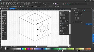 Intuitive projected drawing tools in Corel DESIGNER (CorelDRAW Technical Suite)