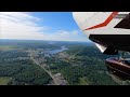 Cessna 206 Turbo Stationair flight to Deep Creek Lake