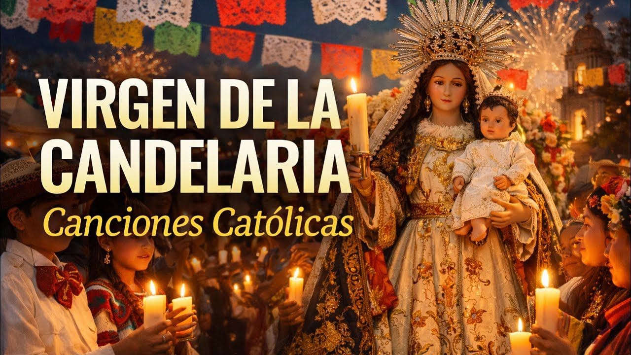 🙏 Virgen de la Candelaria | 2 de febrero | Canciones católicas para Presentación del Señor