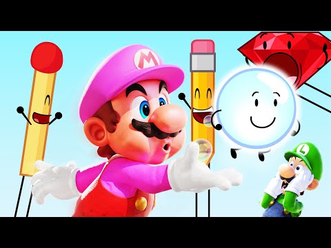 Mario Brings Bubble Back to Life (Smash X BFDI)