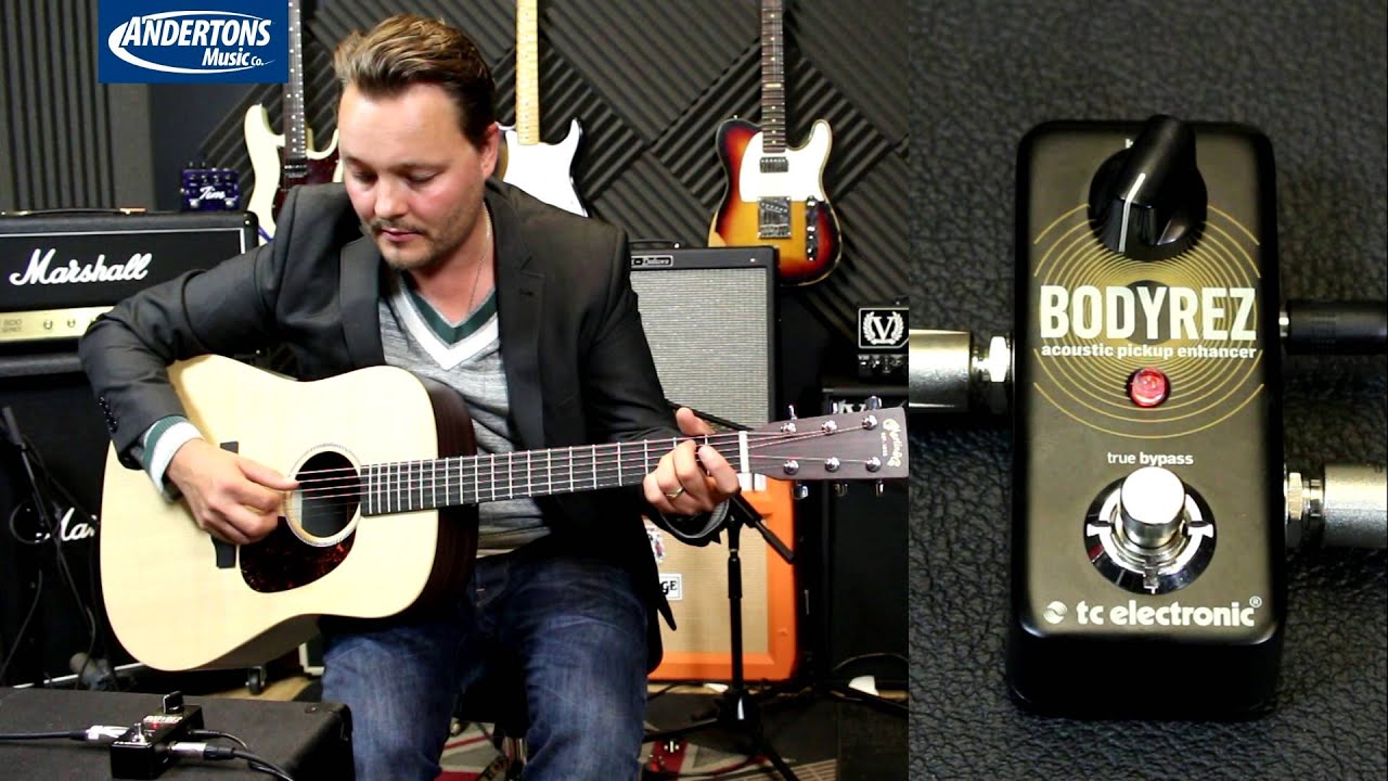 TC Body Rez Pedal - How to make an Acoustic Guitar pickup sound better!